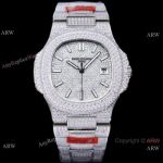 Grade 1A Patek Philippe Nautilus 5711 Pave Diamond watch Swiss 324 Movement